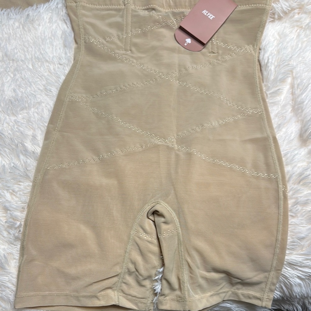 Tan Seamless High-Waisted Shapewear